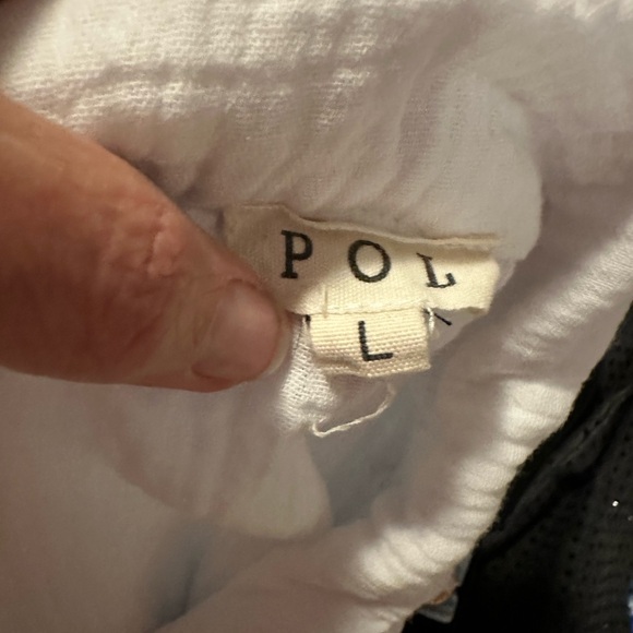 POL White Button Down Shirt - Picture 3 of 3